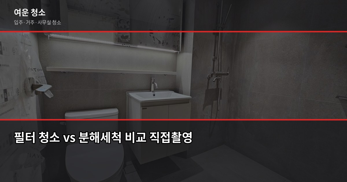 에어컨 곰팡이 청소, 필터 청소로는 안 되는 이유 2