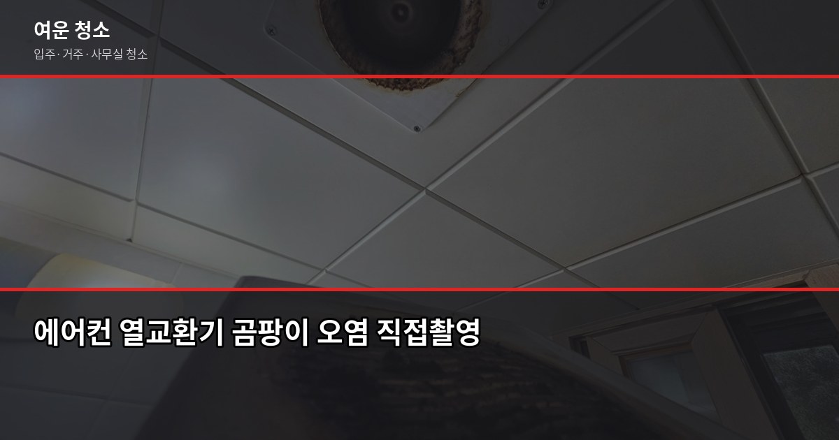 환절기 에어컨 관리, 이 시기에 안 하면 다음 여름이 힘듭니다 3