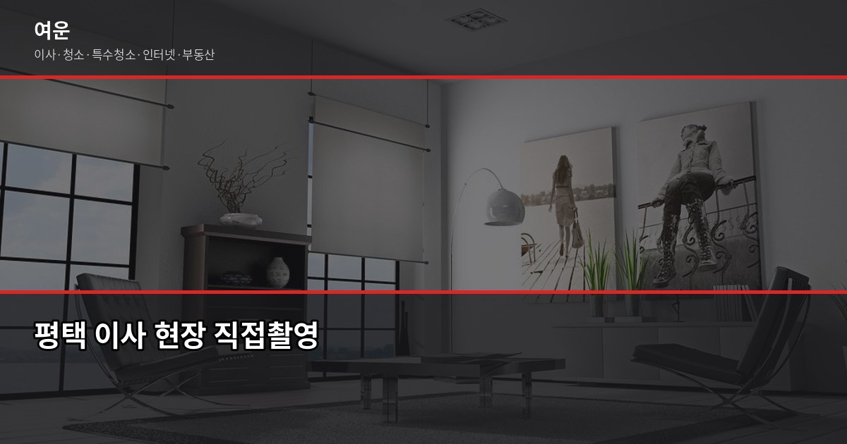 평택 이사 비용, 1톤부터 5톤까지 포장·반포장·일반 비교 1