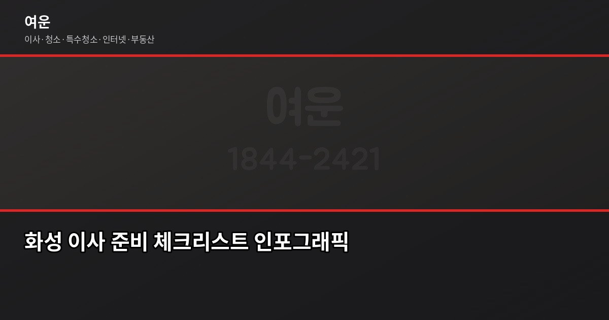 화성 이사 비용, 1톤·2.5톤 톤수별 견적과 지역별 차이 4
