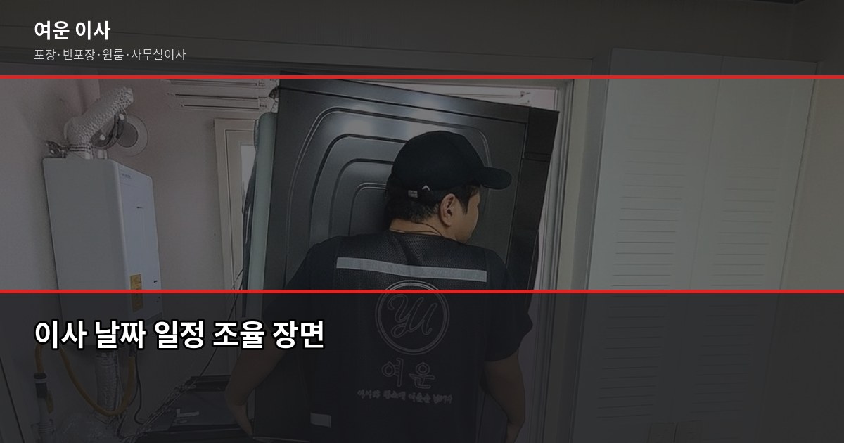 이사 성수기 언제고, 비용은 얼마나 달라질까 4