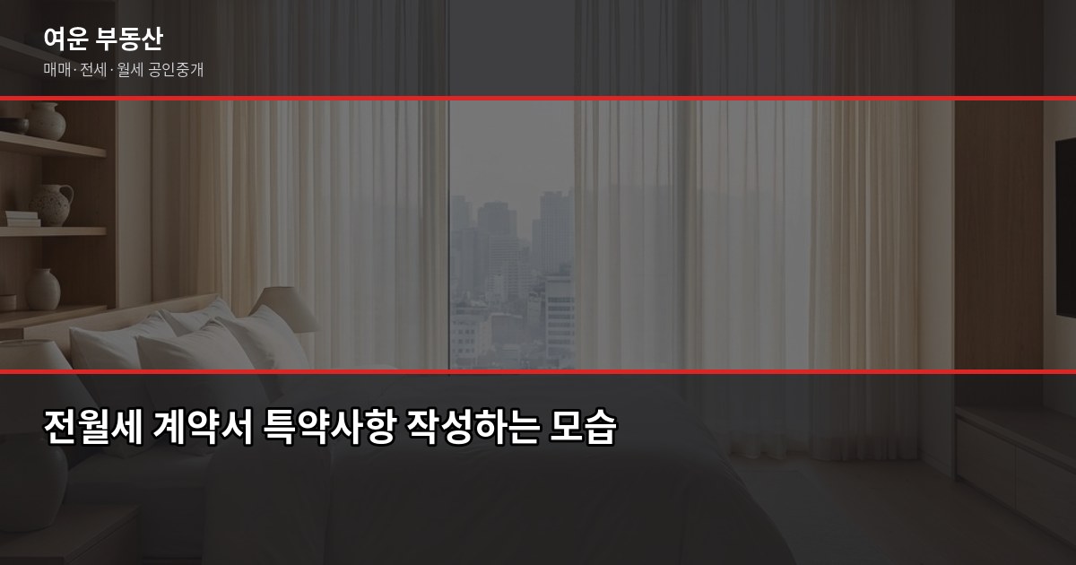 임대차 계약서 특약사항, 세입자가 반드시 넣어야 할 7가지 1