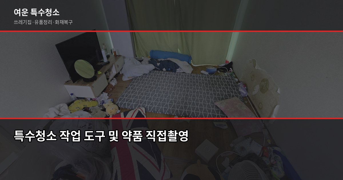 동탄구 특수청소, 어디서부터 시작해야 할지 모르겠다면 3