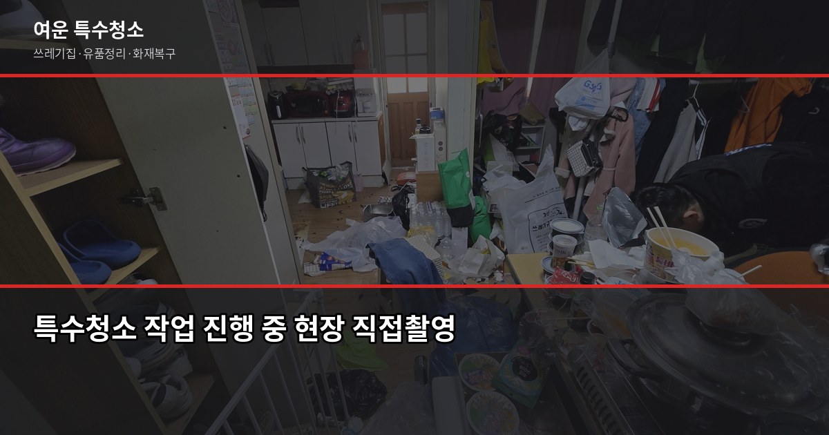 동탄구 특수청소, 어디서부터 시작해야 할지 모르겠다면 4