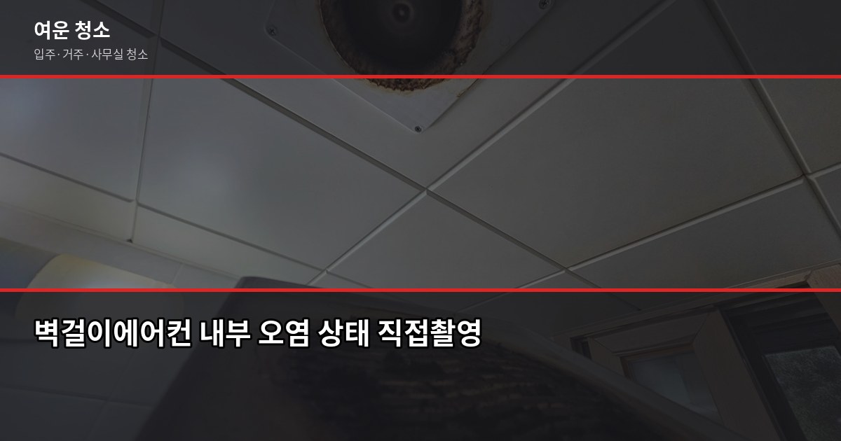 벽걸이에어컨청소, 셀프로 할까 업체에 맡길까 1