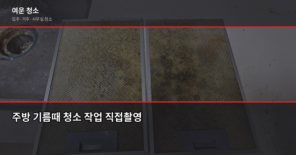 추석 전 대청소, 어디서부터 시작해야 할까요 3