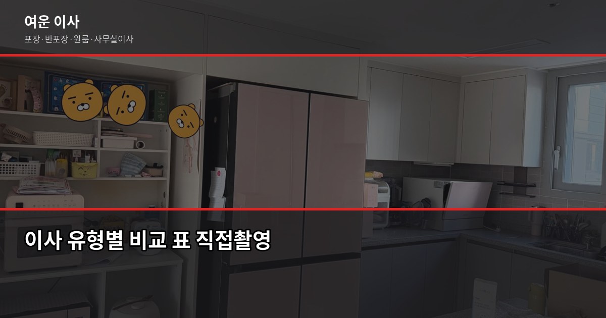 공항이전 이사 비용과 반포장·포장 선택 기준, 실제로 따져봤습니다 2