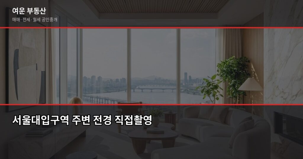 서울대입구역 부동산, 신림동 아파트·빌라 매매·전세 실전 가이드 - 서울대입구역 주변 전경 직접촬영