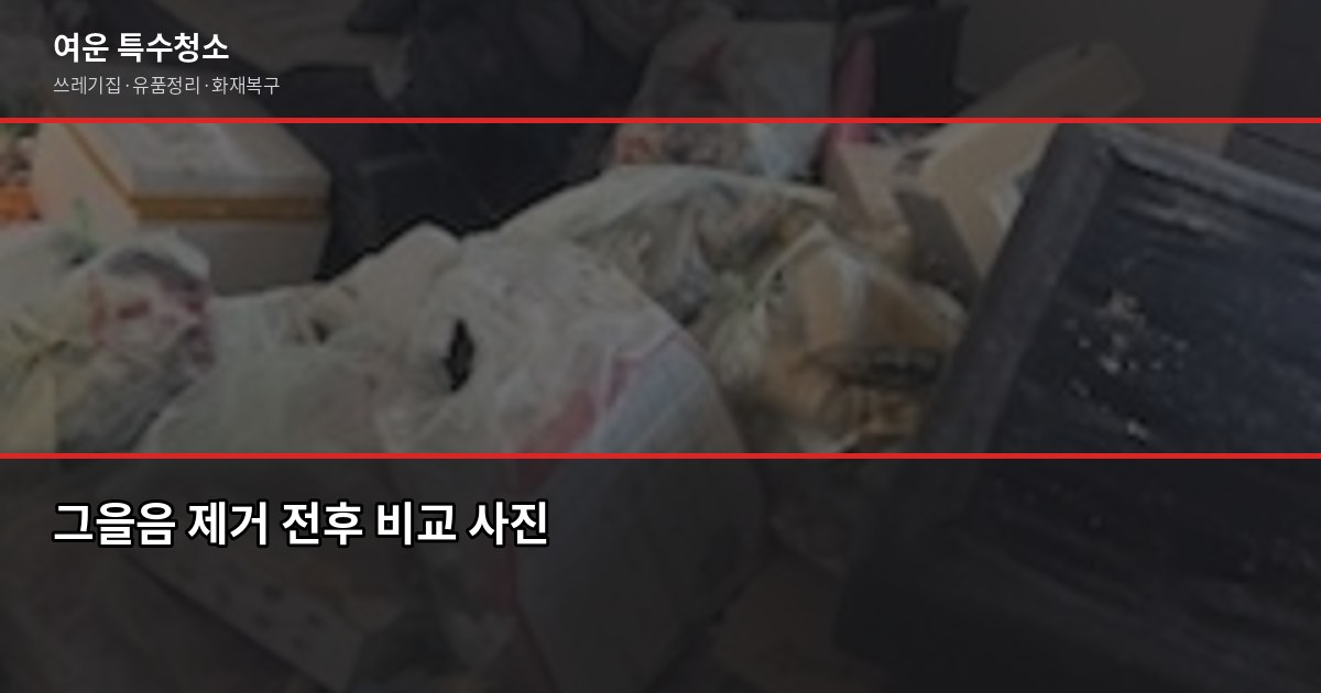 평택 동화재청소 비용과 진행 절차, 처음이라면 이것부터 2