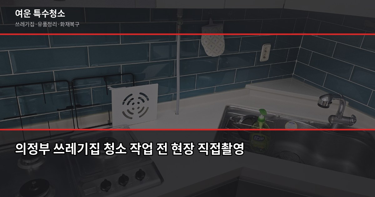 의정부 특수청소, 처음 맡길 때 알아두면 좋은 것들 2