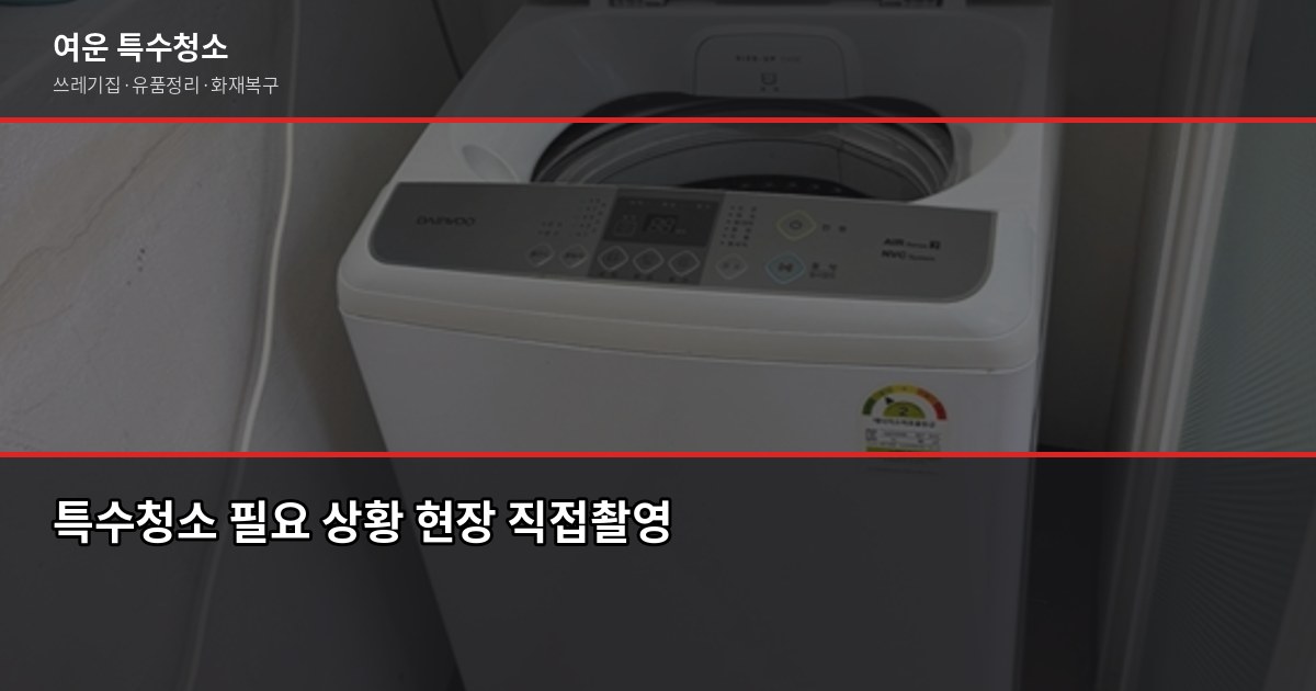 서울 특수청소 비용, 쓰레기집·고독사·유품정리 상황별 정리 2