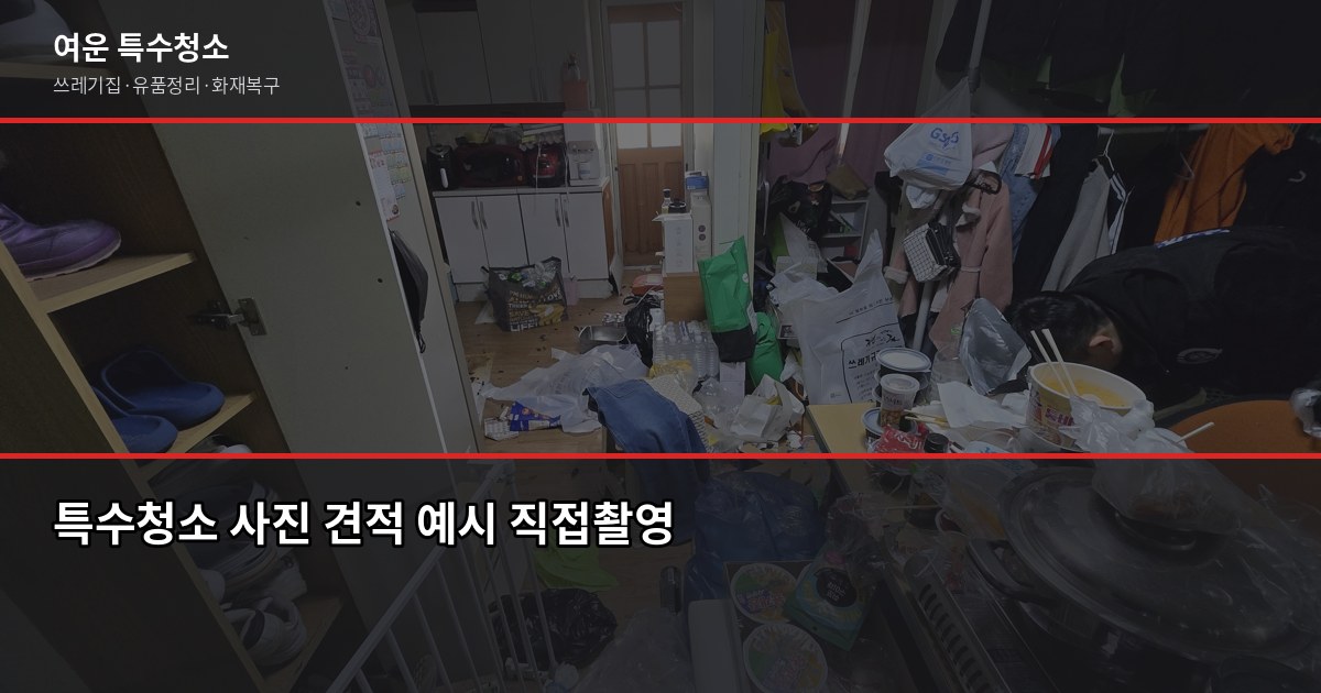 금천구 특수청소 전화번호, 연락 전에 알아두면 좋은 것들 3