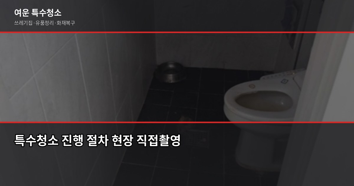 포천 소흘읍 특수청소 가격, 유형별로 얼마나 나올까 4