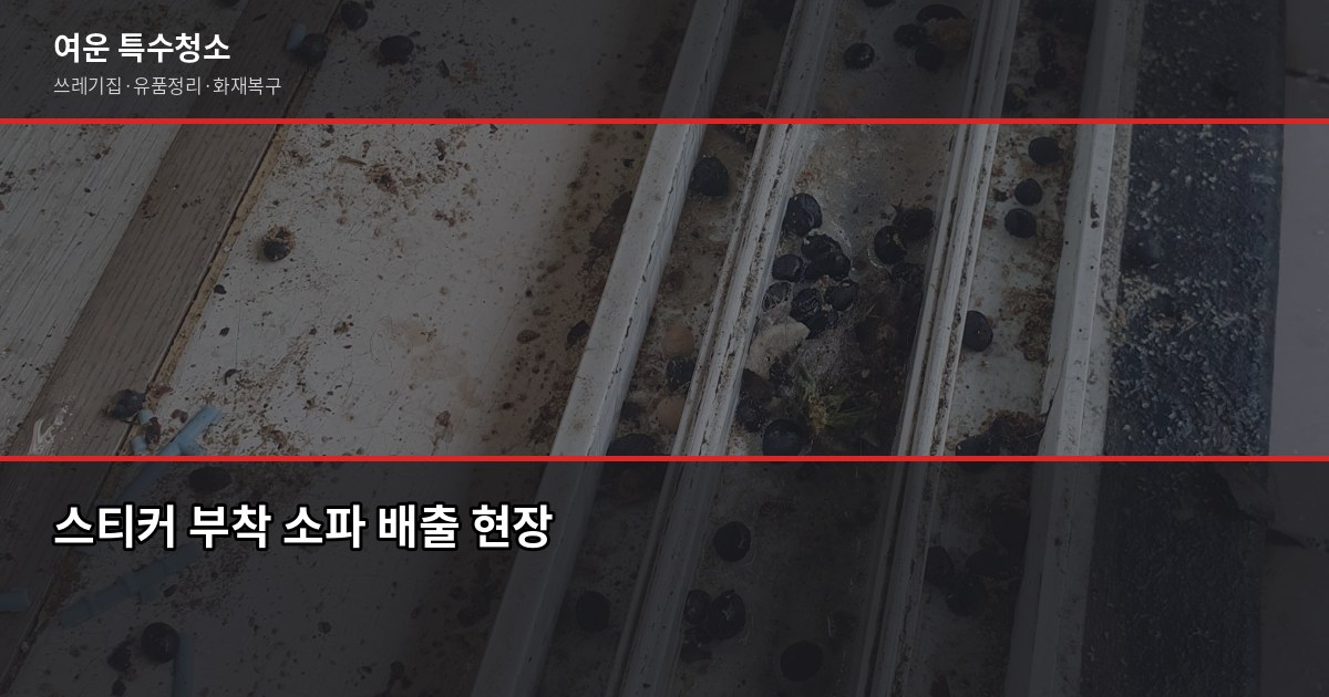 동대문구 대형폐기물 버리는 법, 스티커 신청부터 무료 수거까지 5