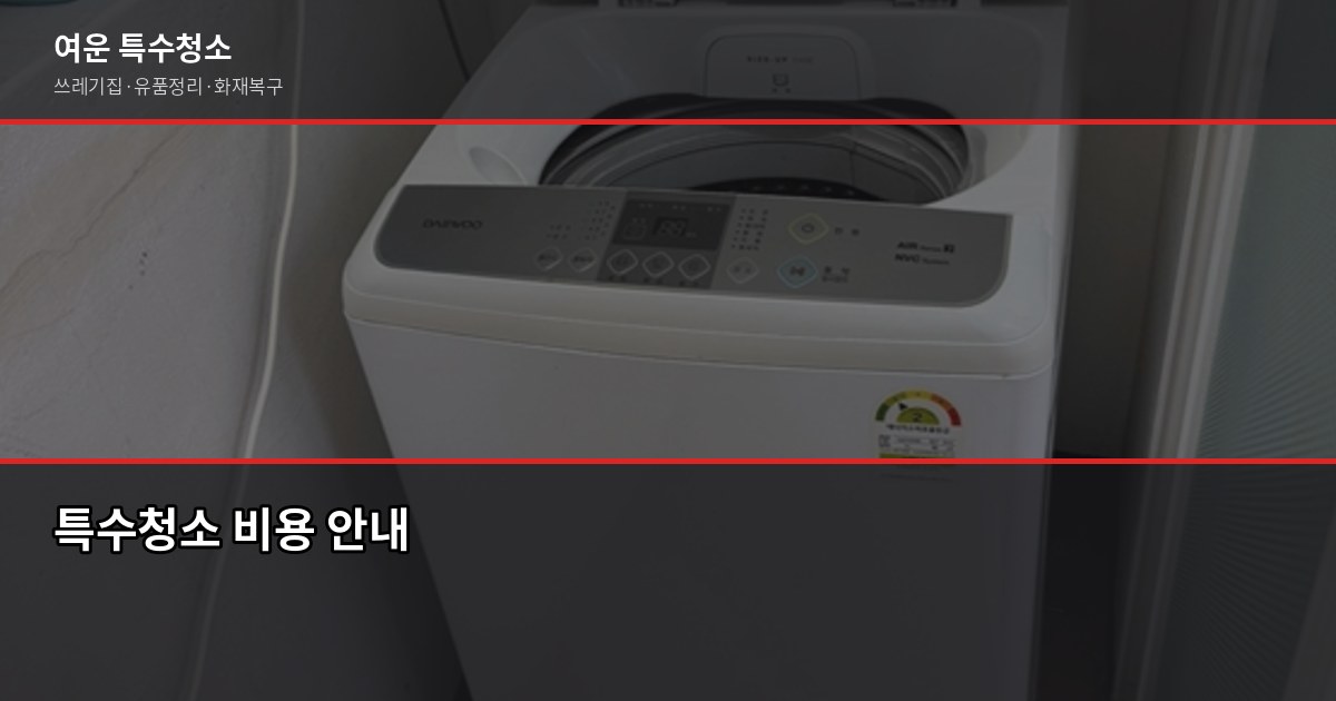 야탑역 특수청소, 현장 상태별 진행 흐름과 비용 안내 5