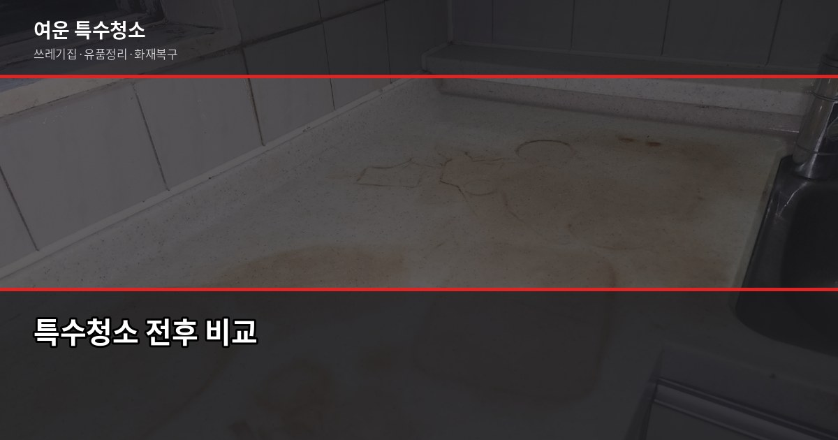 서초구 폐기물 처리 방법, 대형폐기물부터 특수청소까지 5
