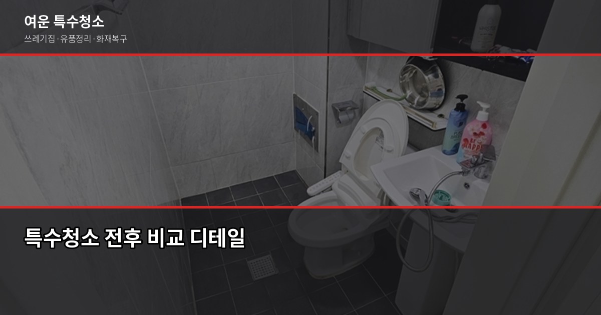 하남시 특수청소 추천, 쓰레기집·고독사·유품정리 어디에 맡겨야 할까 5