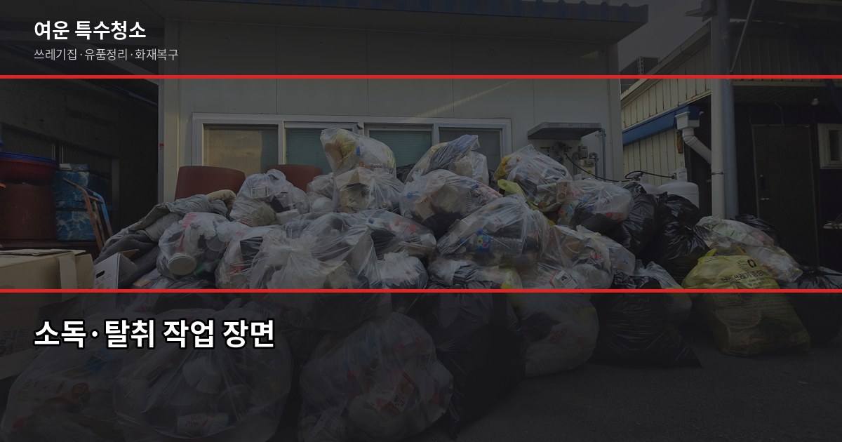 의정부 특수청소 예약, 이렇게 하면 당일 출동까지 가능합니다 6