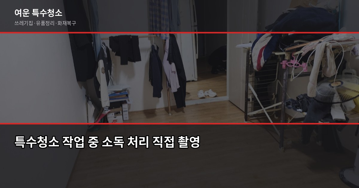 야탑역 특수청소 가격, 현장 상태에 따라 얼마나 다를까 6