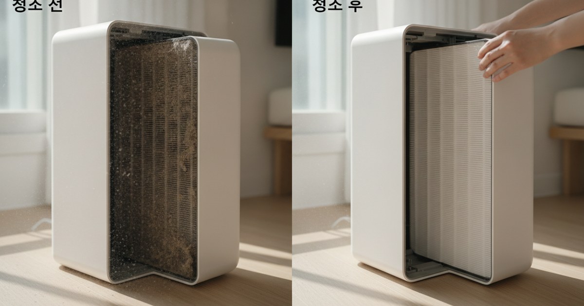 공기청정기 필터 청소, 셀프로 해도 될까? 교체 주기와 비용 1