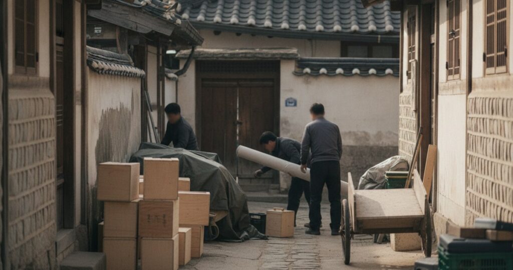 이사청소후기, 당일 검수와 추가요금 체크 - 작업 전
