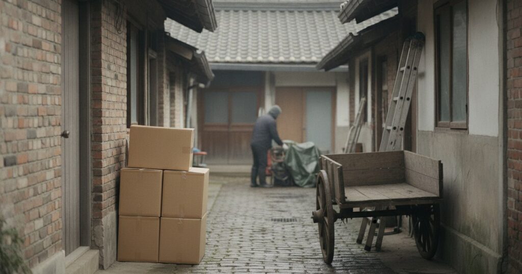 서울짐보관소, 보관이사와 셀프창고 차이 - 작업 전
