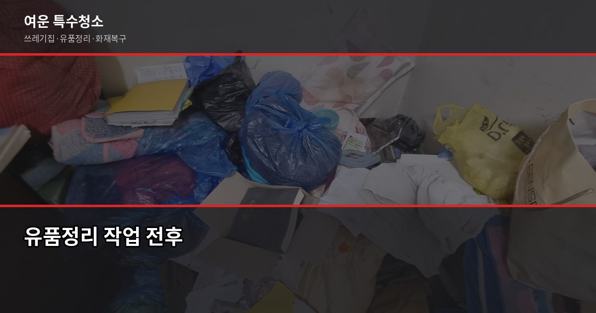 금천구 특수청소 전화번호, 업체 부르기 전에 확인할 것들 4