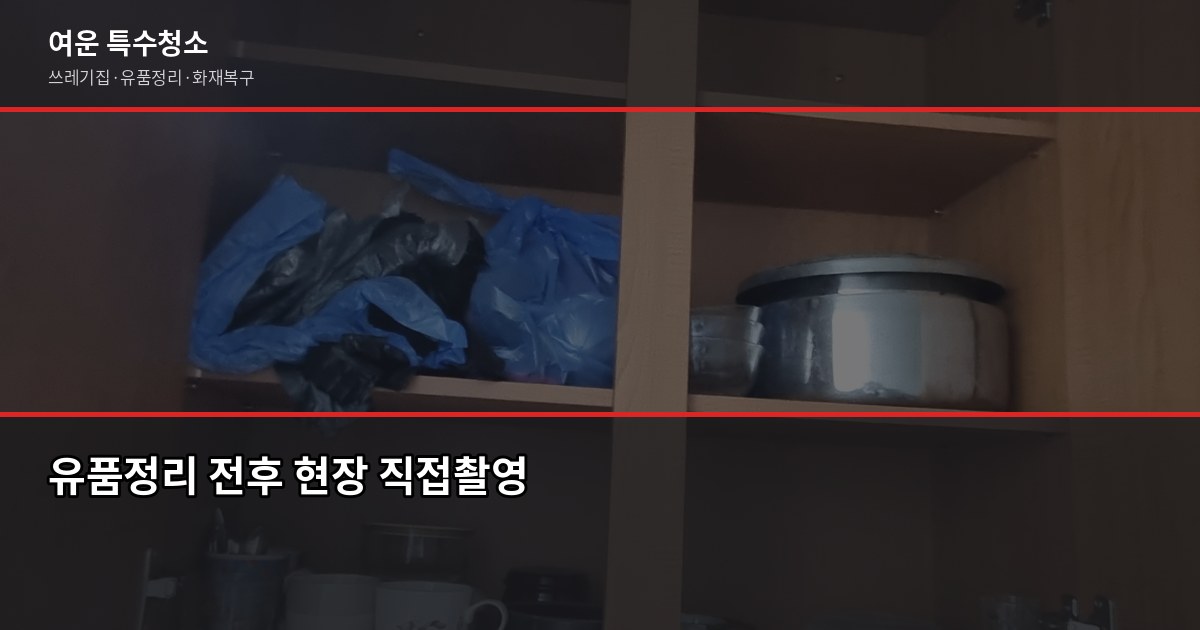 은평구 특수청소 비용과 업체 고르는 법, 처음이라면 이것부터 5