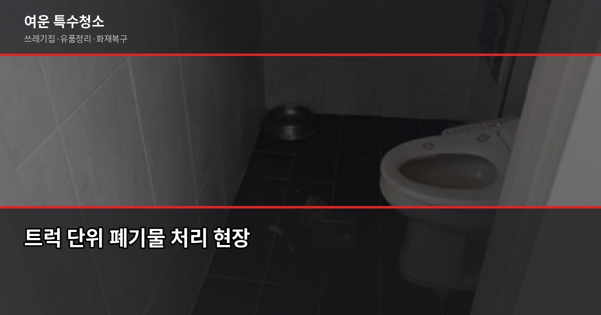 세종시 대형폐기물 버리는 법, 신고부터 무상수거까지 5