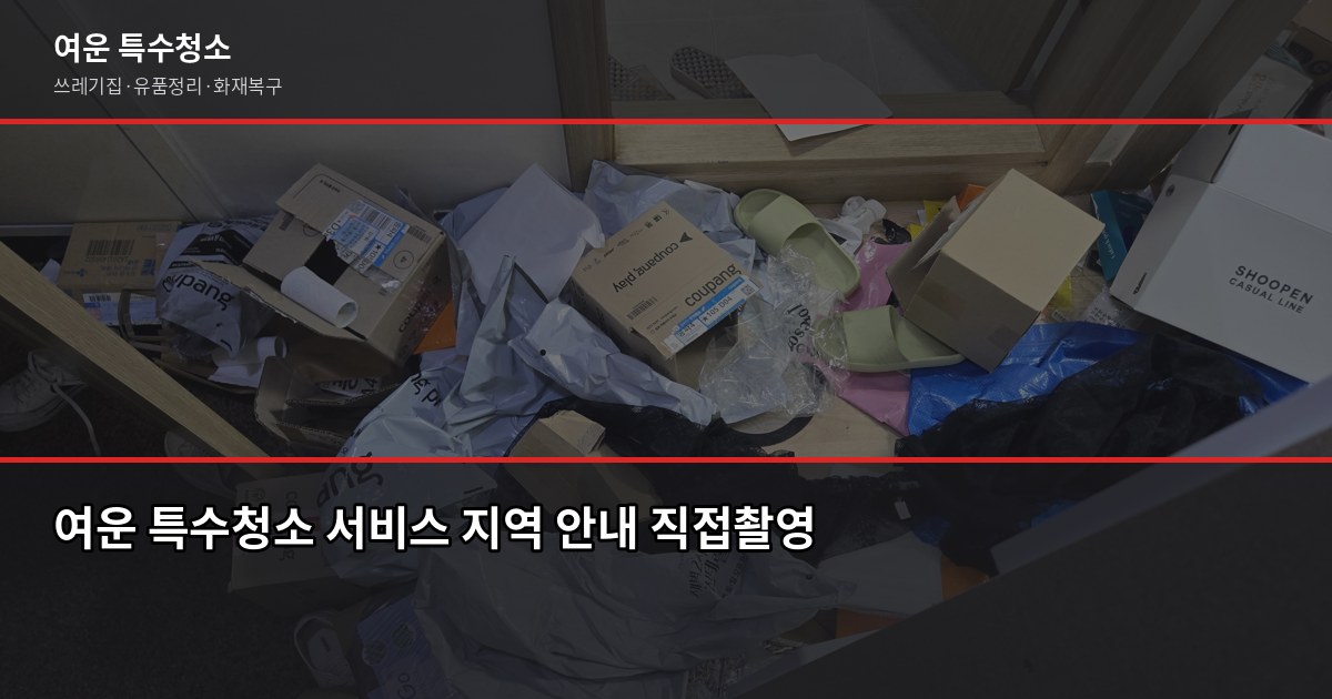 미사 특수청소 비용과 업체 고르는 법, 이것만 확인하세요 6
